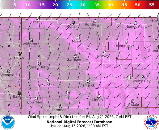 National Digital Forecast Database Image