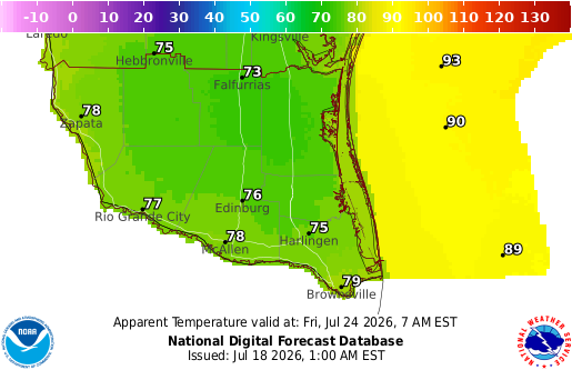 National Digital Forecast Database Image