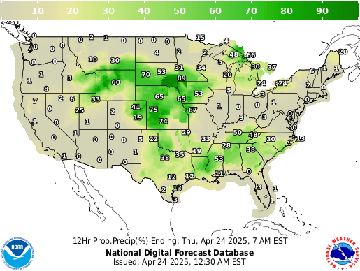 Chance of Rain today image loading please wait. If image temporarily unavailable please return later.