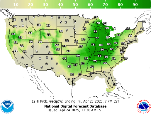 Chance of Rain today image loading please wait. If image temporarily unavailable please return later.