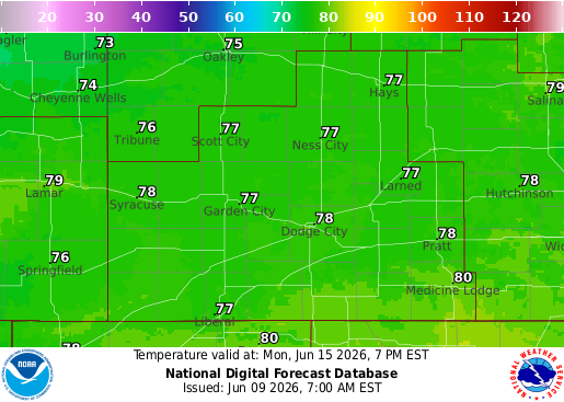 National Digital Forecast Database Image