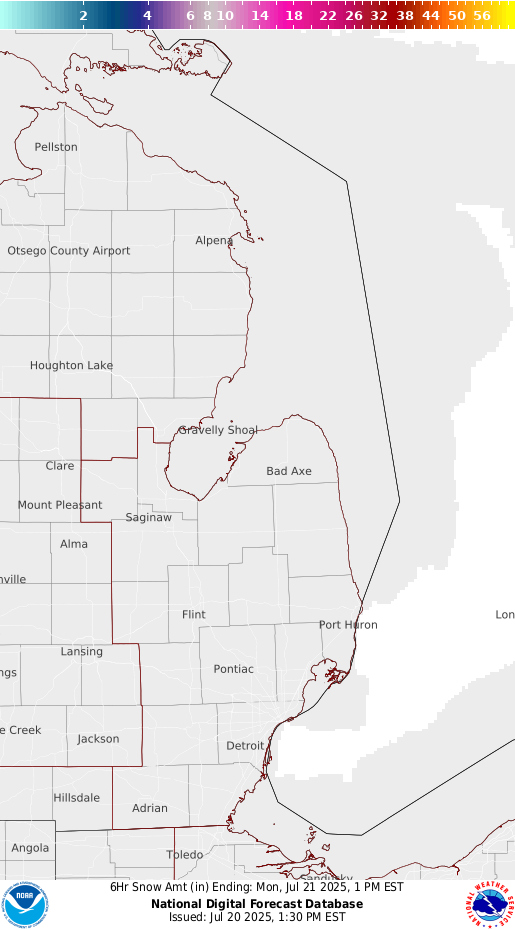 National Digital Forecast Database Image
