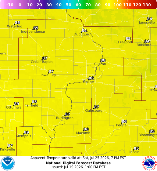 National Digital Forecast Database Image
