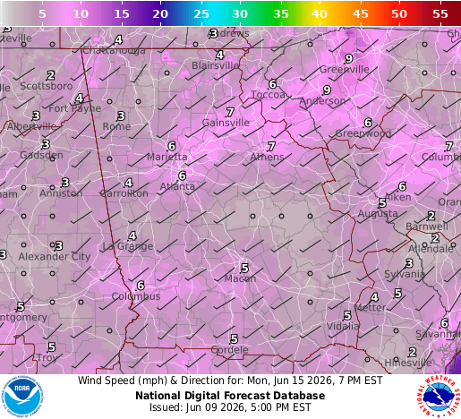 National Digital Forecast Database Image