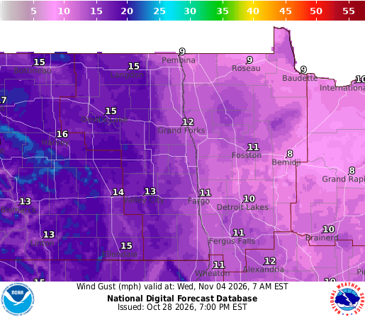 National Digital Forecast Database Image