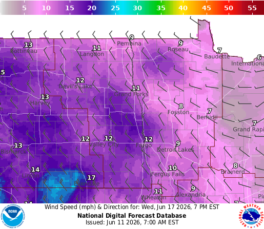 National Digital Forecast Database Image