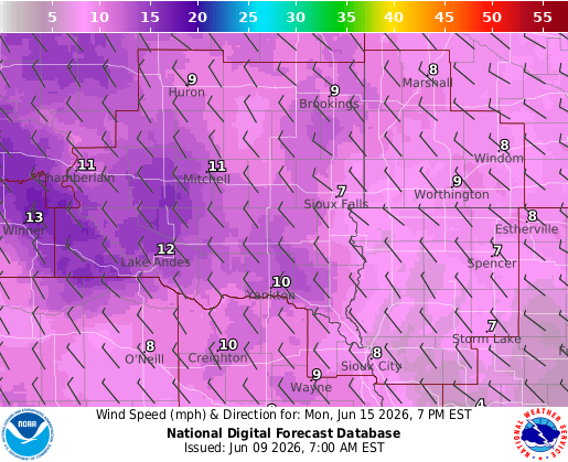 National Digital Forecast Database Image