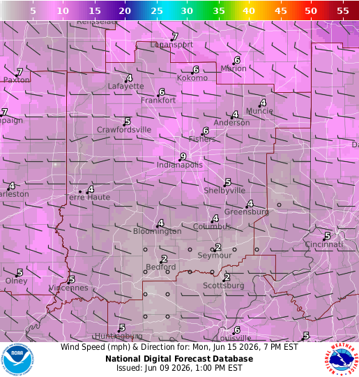 National Digital Forecast Database Image