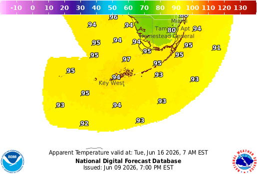 National Digital Forecast Database Image