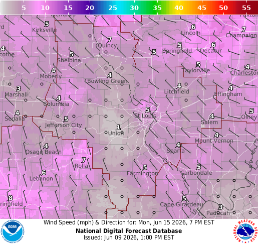 National Digital Forecast Database Image
