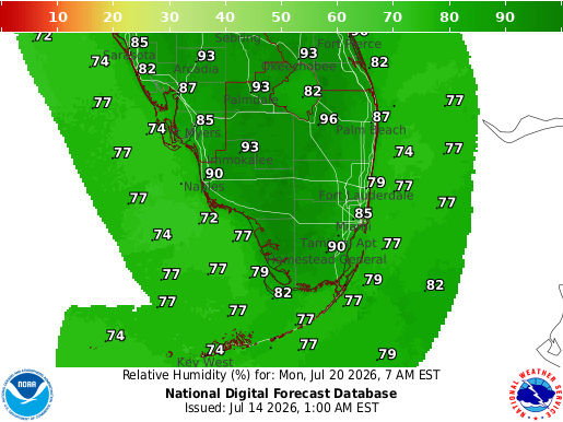 National Digital Forecast Database Image