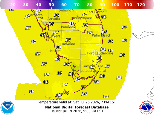 National Digital Forecast Database Image