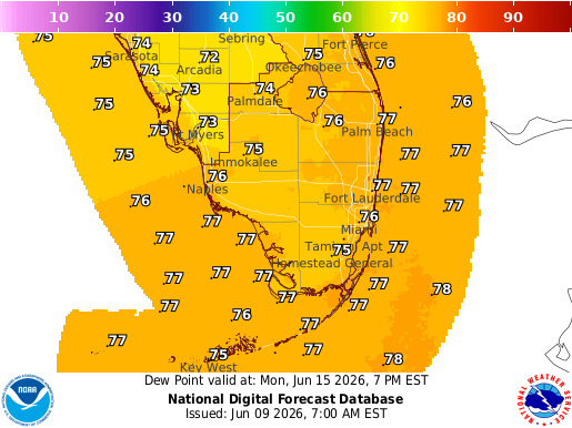 National Digital Forecast Database Image