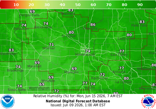 National Digital Forecast Database Image