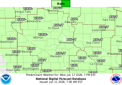 National Digital Forecast Database Image