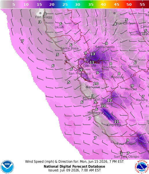 National Digital Forecast Database Image