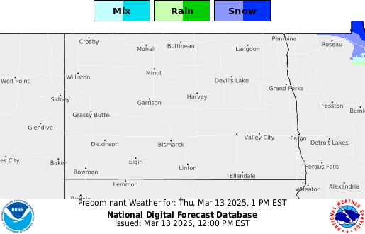 National Digital Forecast Database Image