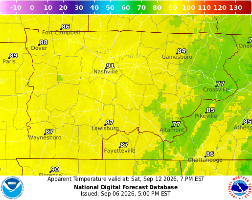National Digital Forecast Database Image