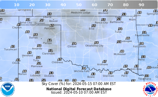 National Digital Forecast Database Image