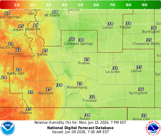 National Digital Forecast Database Image
