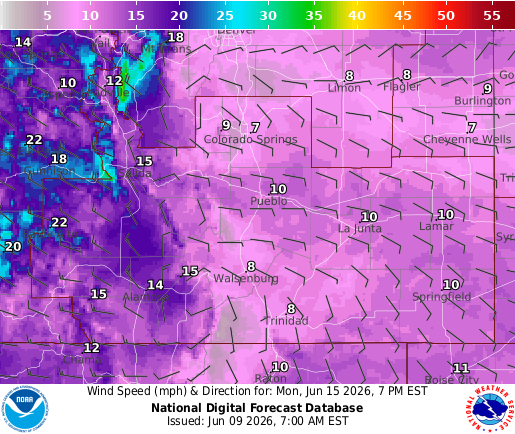 National Digital Forecast Database Image