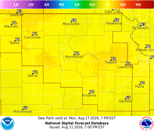 National Digital Forecast Database Image