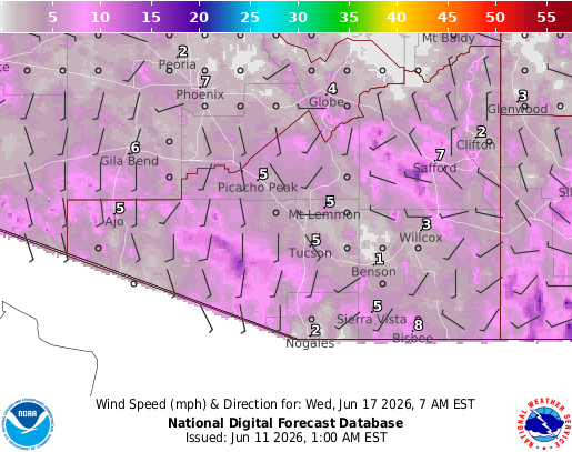 National Digital Forecast Database Image