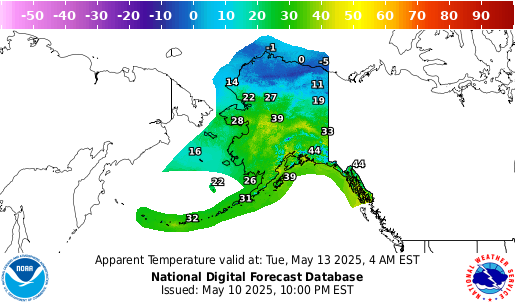 National Digital Forecast Database Image