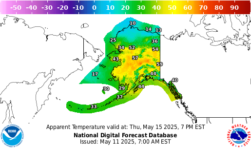 National Digital Forecast Database Image