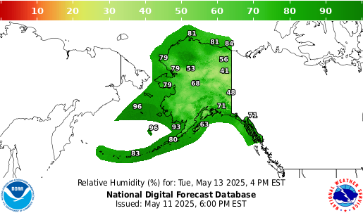 National Digital Forecast Database Image