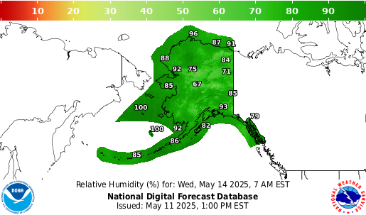 National Digital Forecast Database Image