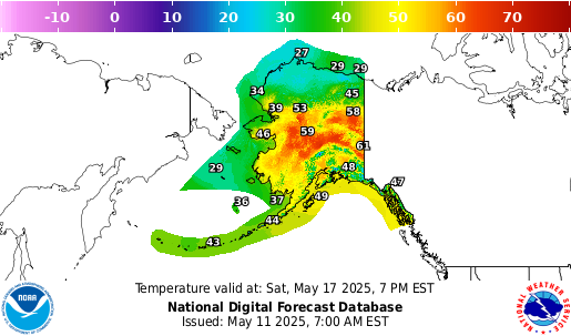 National Digital Forecast Database Image