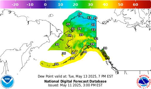 National Digital Forecast Database Image