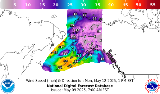 National Digital Forecast Database Image