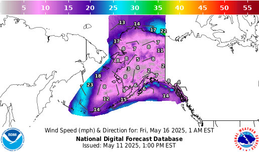 National Digital Forecast Database Image