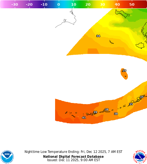 NOAA Graphical Forecast for Aleutians