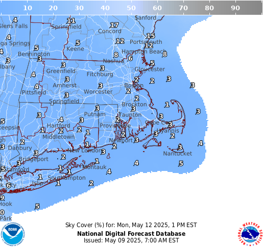 National Digital Forecast Database Image