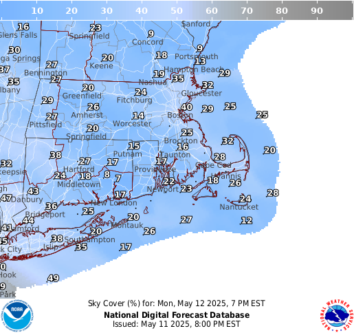 National Digital Forecast Database Image