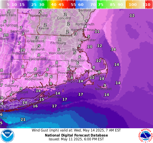 National Digital Forecast Database Image