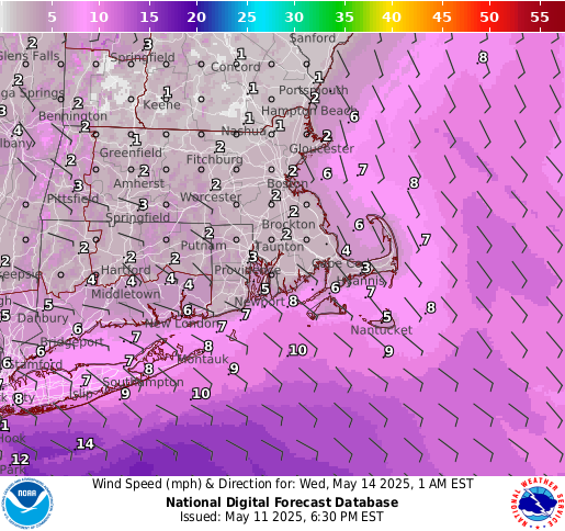 National Digital Forecast Database Image
