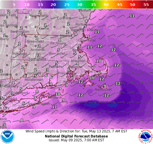 National Digital Forecast Database Image