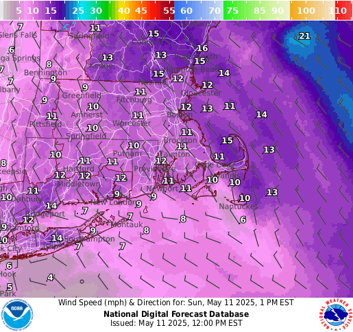 National Digital Forecast Database Image