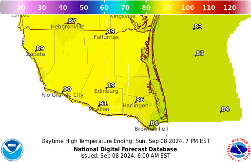 Noaa Graphical Forecast For Brownsville Tx 1302