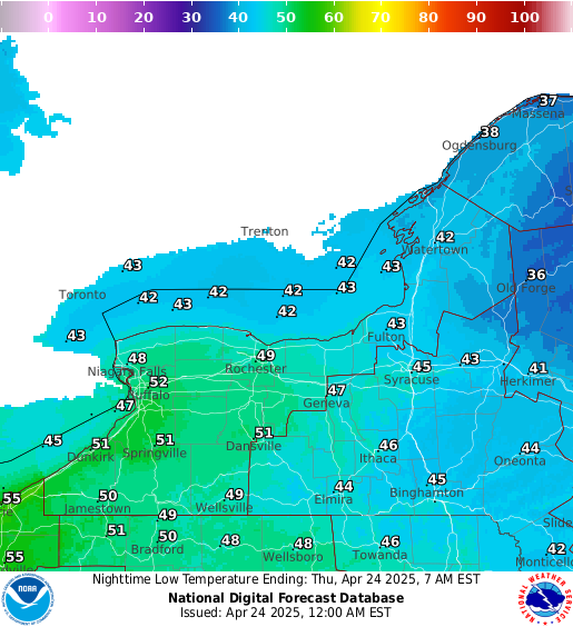 mave controller krølle NOAA Graphical Forecast for Buffalo, NY