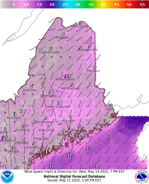 National Digital Forecast Database Image