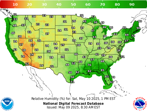 National Digital Forecast Database Image