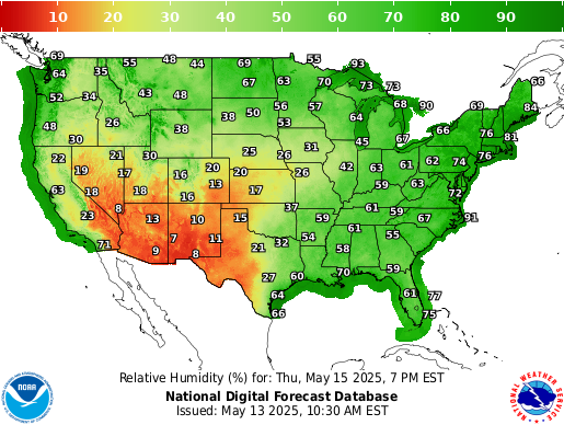 National Digital Forecast Database Image