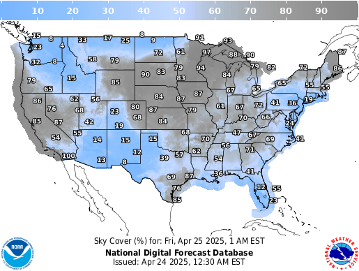 National Digital Forecast Database Image