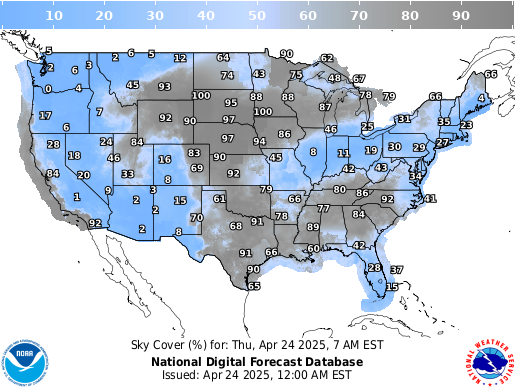 Global-Pacific Cloud Cover on Wednesday 11 Oct at 12pm UTC