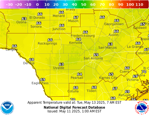 National Digital Forecast Database Image